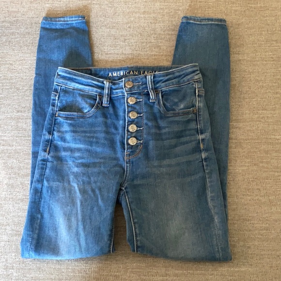 American Eagle Outfitters Denim - American Eagle next level stretch super hi-rise jeggings. Size 2 short (petite)
